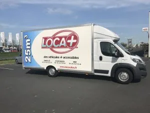 Utilitaire camion haut sans hayon type Fiat Ducato 25m3