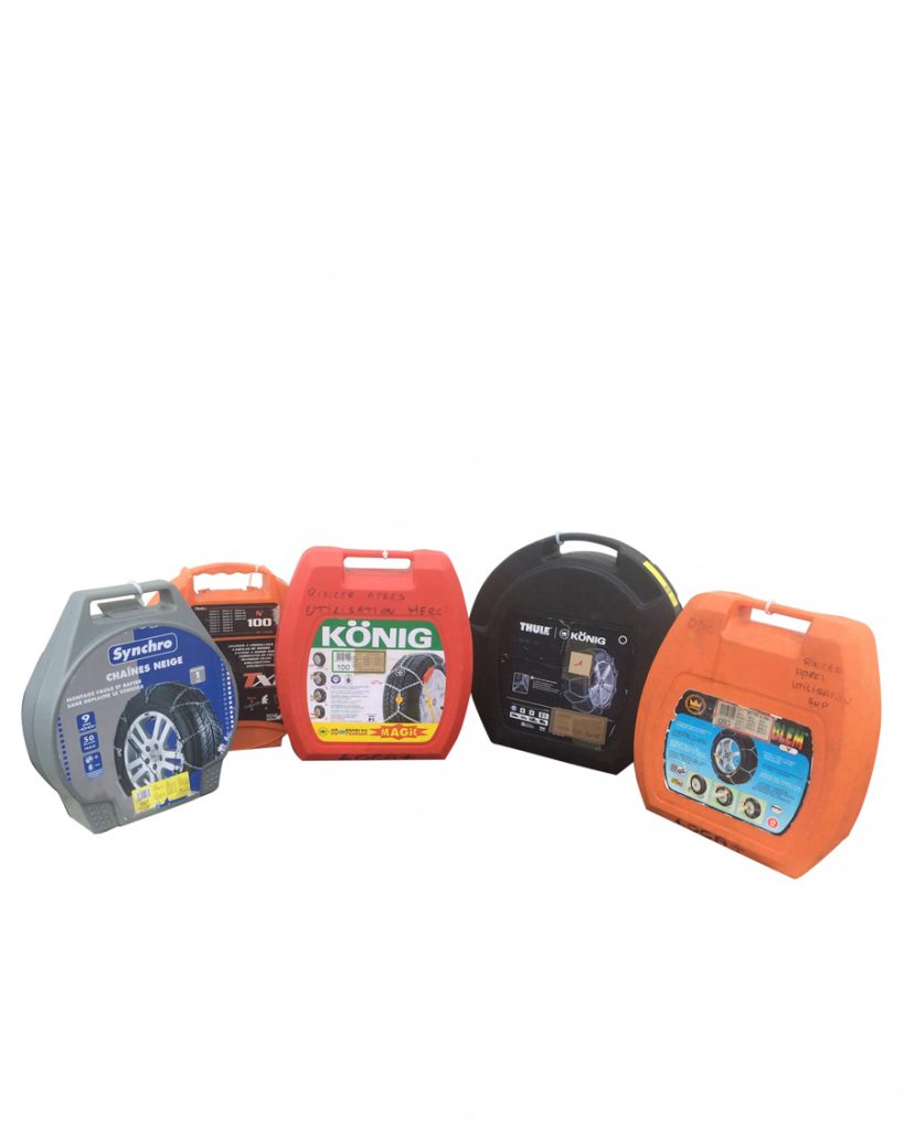 Jeu de chaînes hiver ski